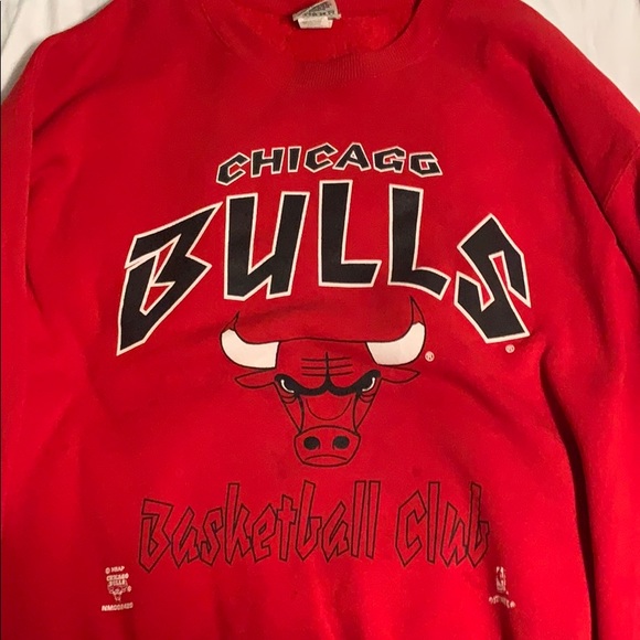 Vintage Other - 90’s Vintage Nutmeg Mills Chicago Bulls Sweater